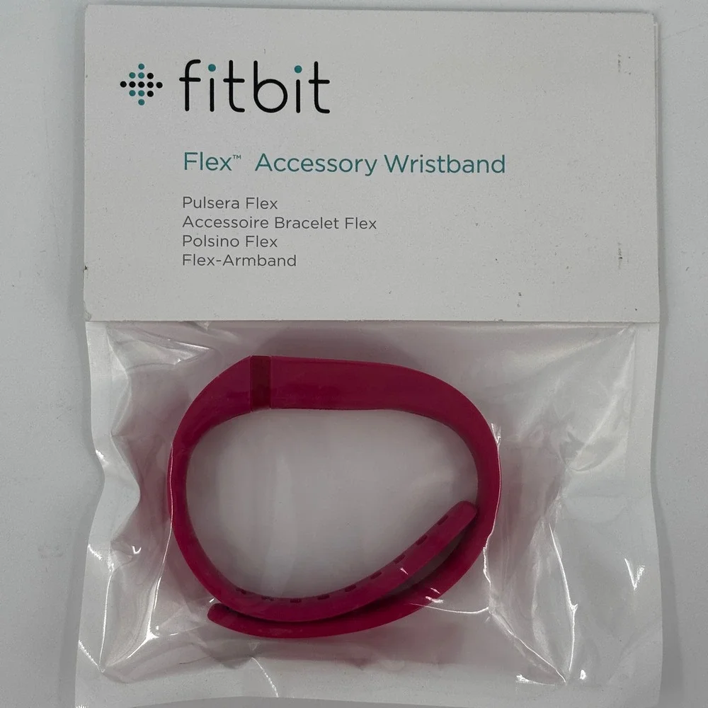 Fitbit Flex Accessory Wristband Unisex L Pink FB153FB-PKL Replacement Strap New